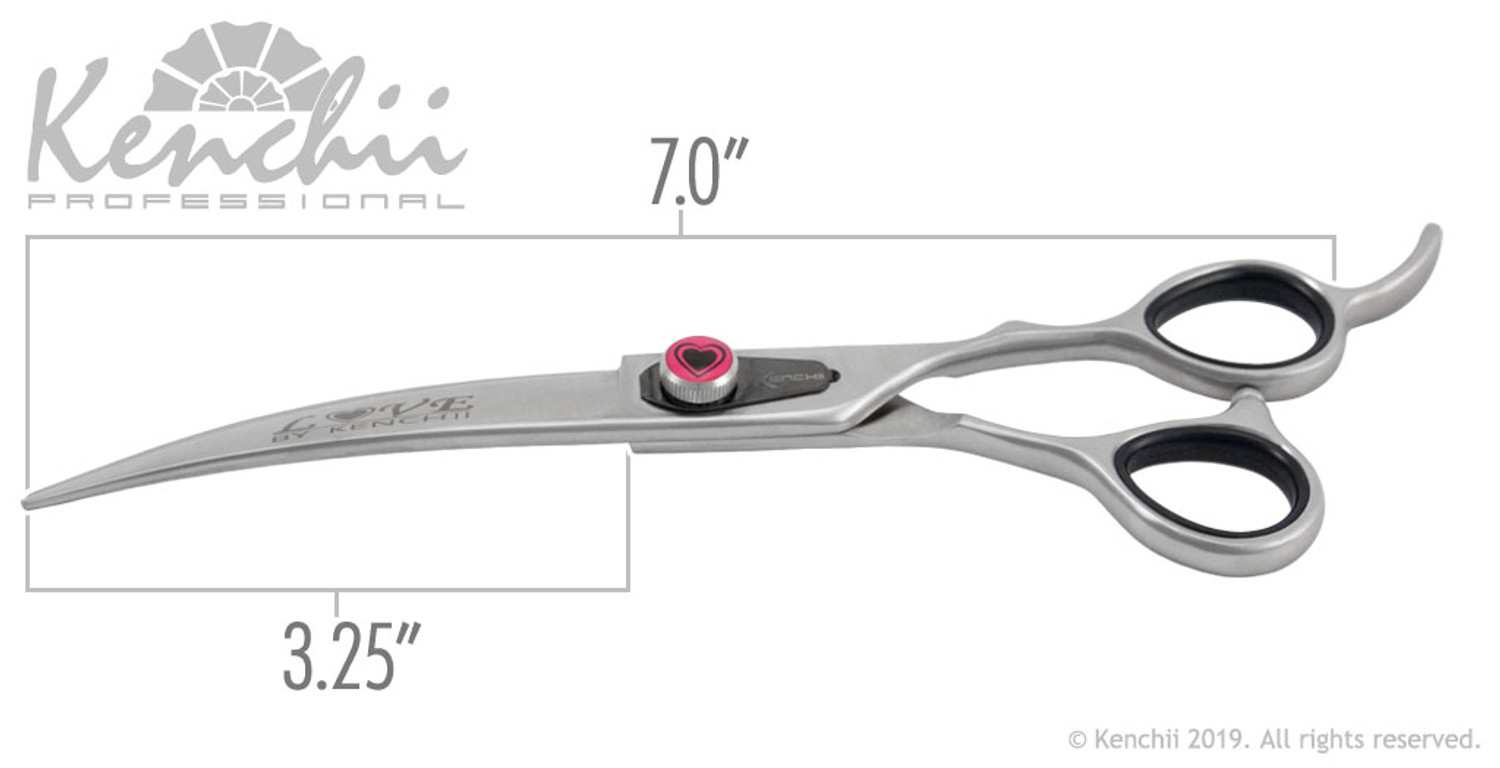 Kenchii Rose Curved Shear 9in