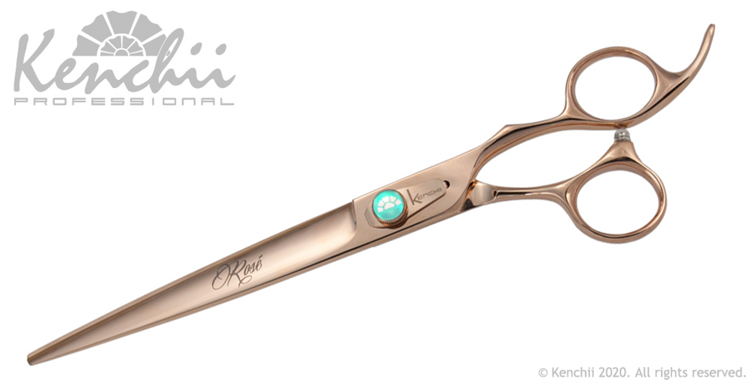 Kenchii Rose Gold 8 Curved Shear