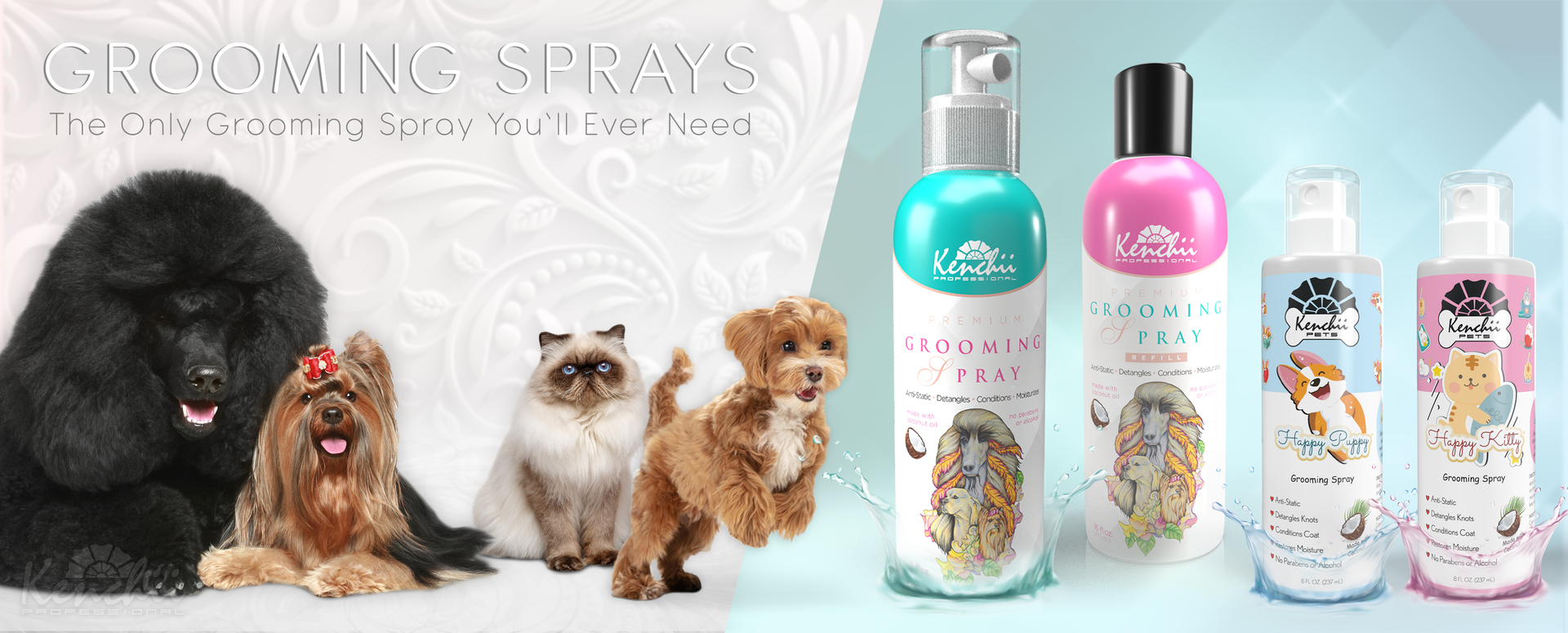 grooming spray banner