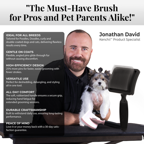 Kenchii™ Long Pin Slicker Brush Kenchii™ Long Pin Slicker Brush