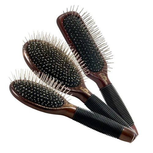 Three-piece Metal Pin Brush Kit