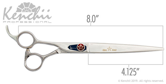 lefty grooming shears