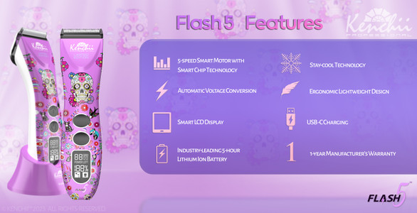 Flash5 - purple Clipper details