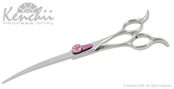 Kenchii Flipper™ 7.0" curved scissor profile.