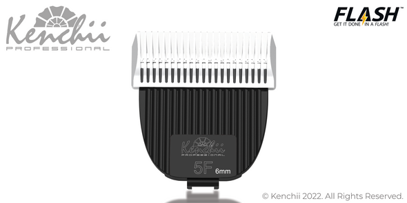 Kenchii Flash™ 5F clipper blade - Front View