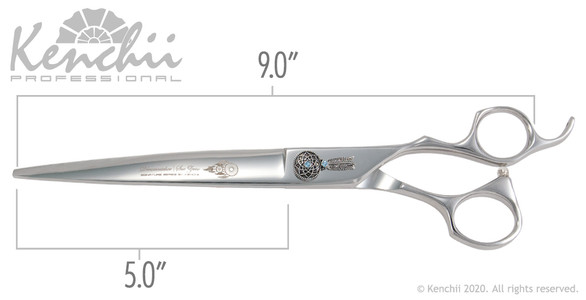 Dreamcatcher™ by Sue Zecco 9.0" Grooming Shear measurements.