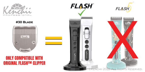 Kenchii Flash™ #30 Blade ONLY compatible with Flash Clippers
