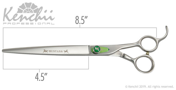 Kenchii Mustang™ 8.5-inch shear measurements.