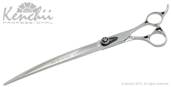 Kenchii Shinobi™ 9.5-inch curved grooming shear.