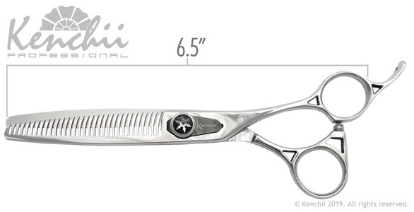 Kenchii Shinobi™ 32-tooth 6.5-inch thinner measurements.