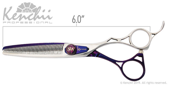 Kenchii Sue Watson™ 44-tooth 6-inch thinner measurements.