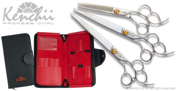 Kenchii T3™ | 8.0" Three Ring Handle Set - with Case