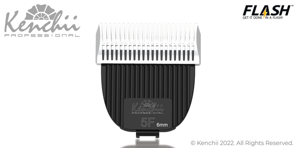Kenchii Flash™ 5F clipper blade - Front View
