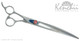 Kenchii Five Star™ 9-inch curved offset lefty grooming shear.