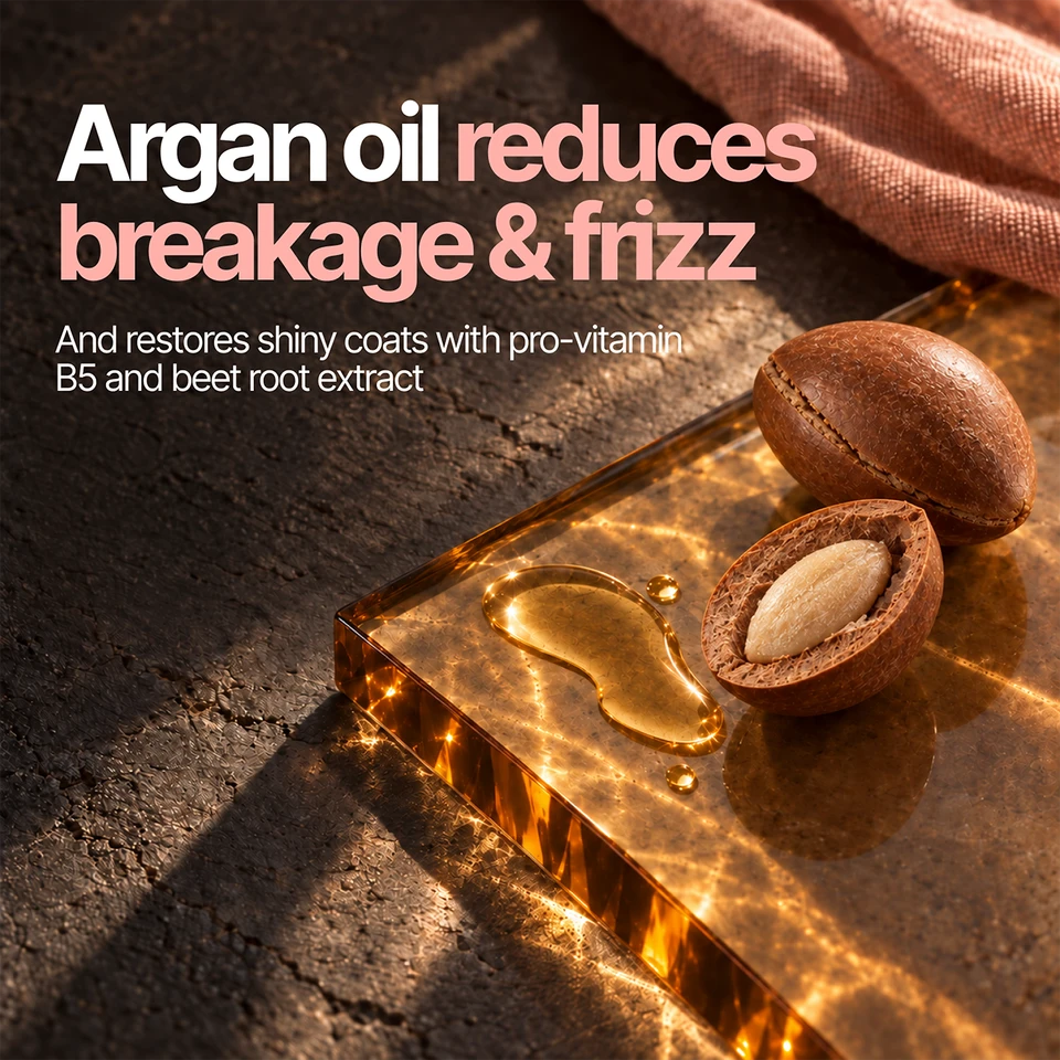 Calming 3-in-1 Shampoo | Argon Oil & Tea Rose • 16 oz.