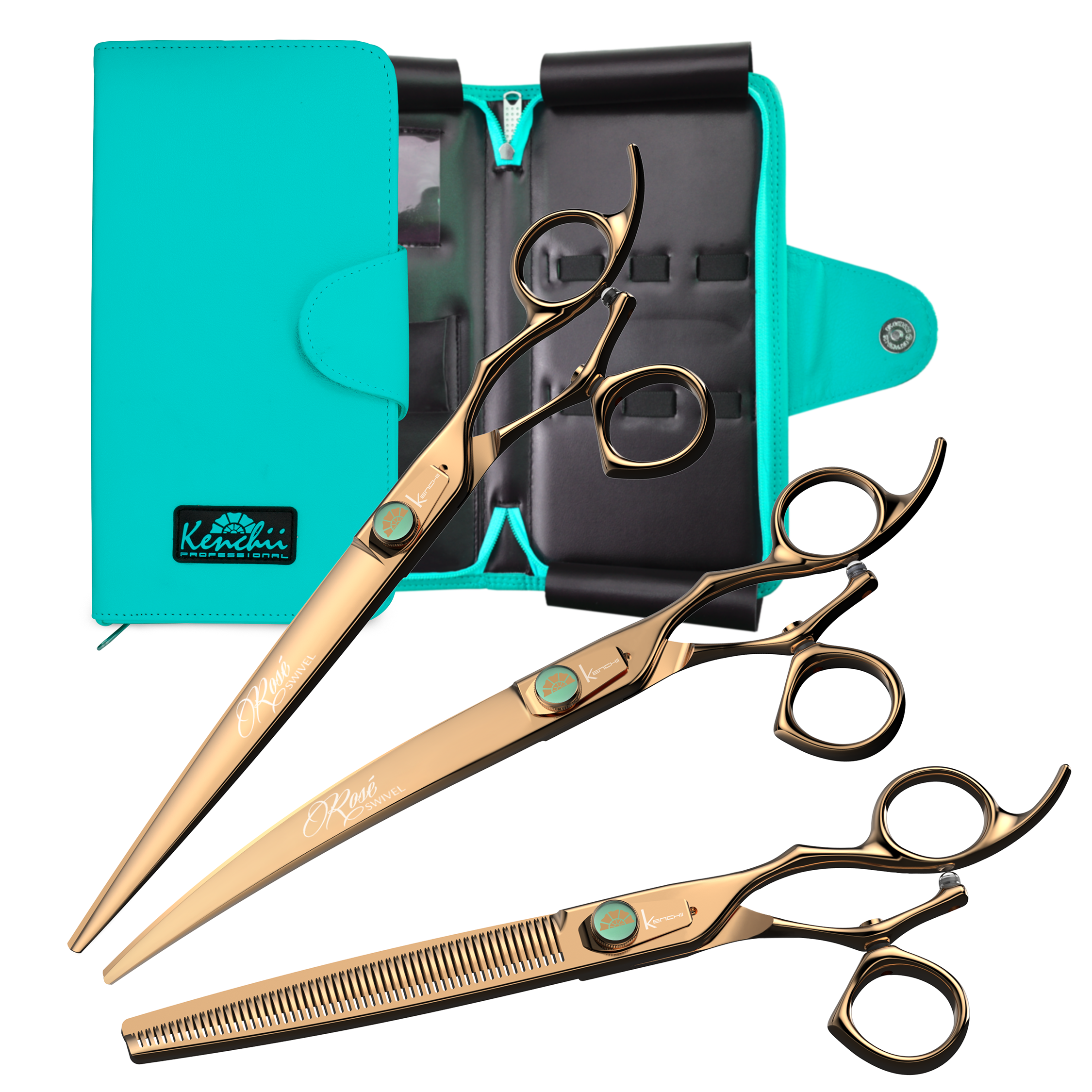 Rosé | 3-Piece Shear Set - Swivel