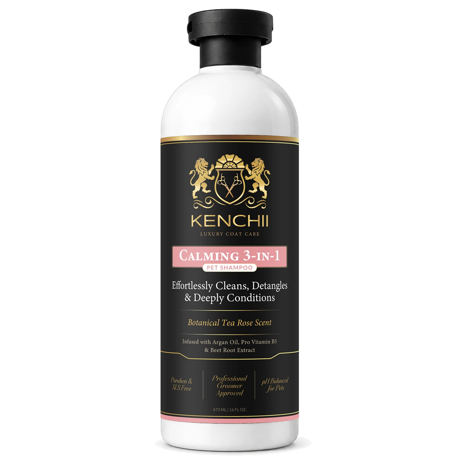 Calming 3-in-1 Shampoo | Argon Oil & Tea Rose • 16 oz.