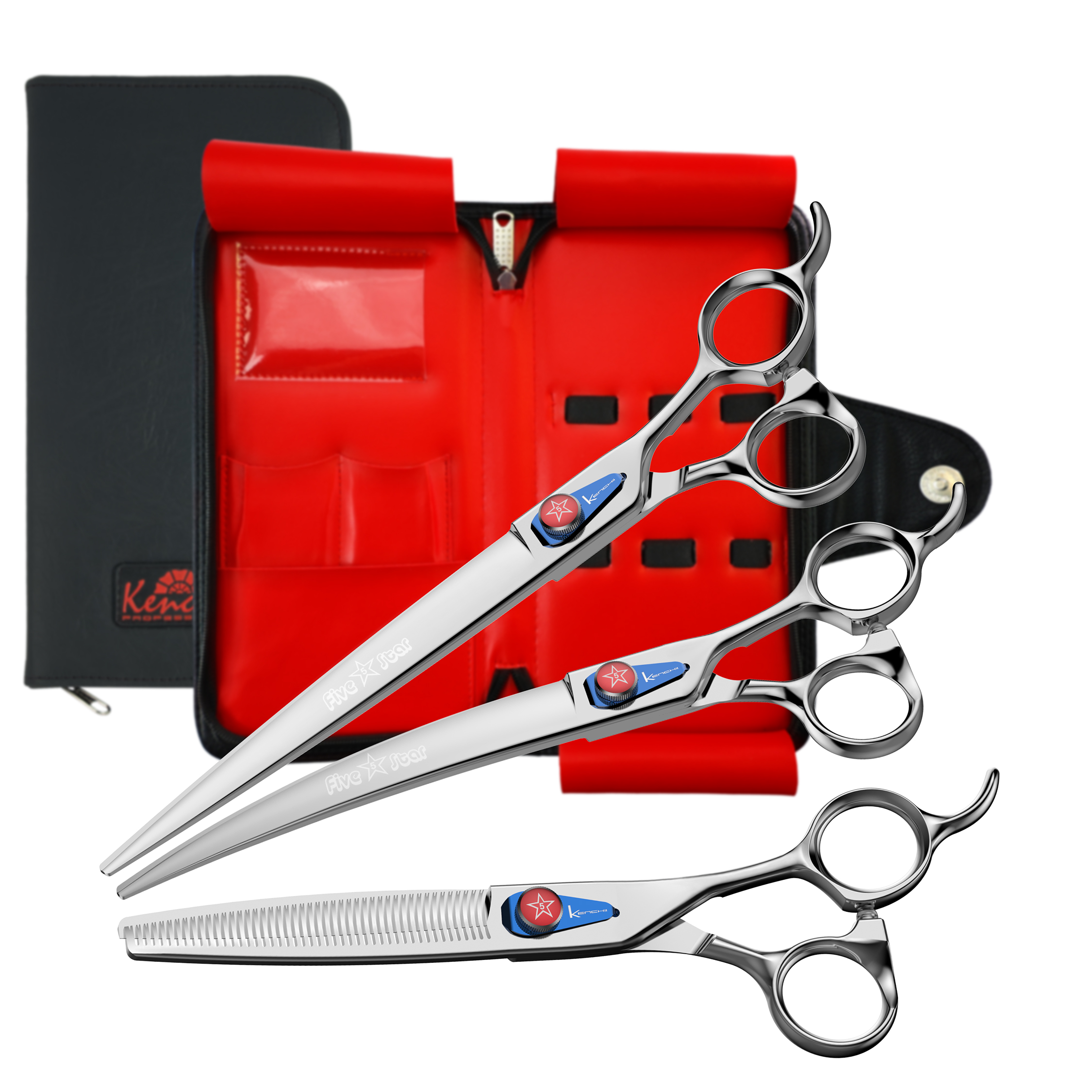 Five Star | 3-Piece Shears Set - Offset - Kenchii Grooming