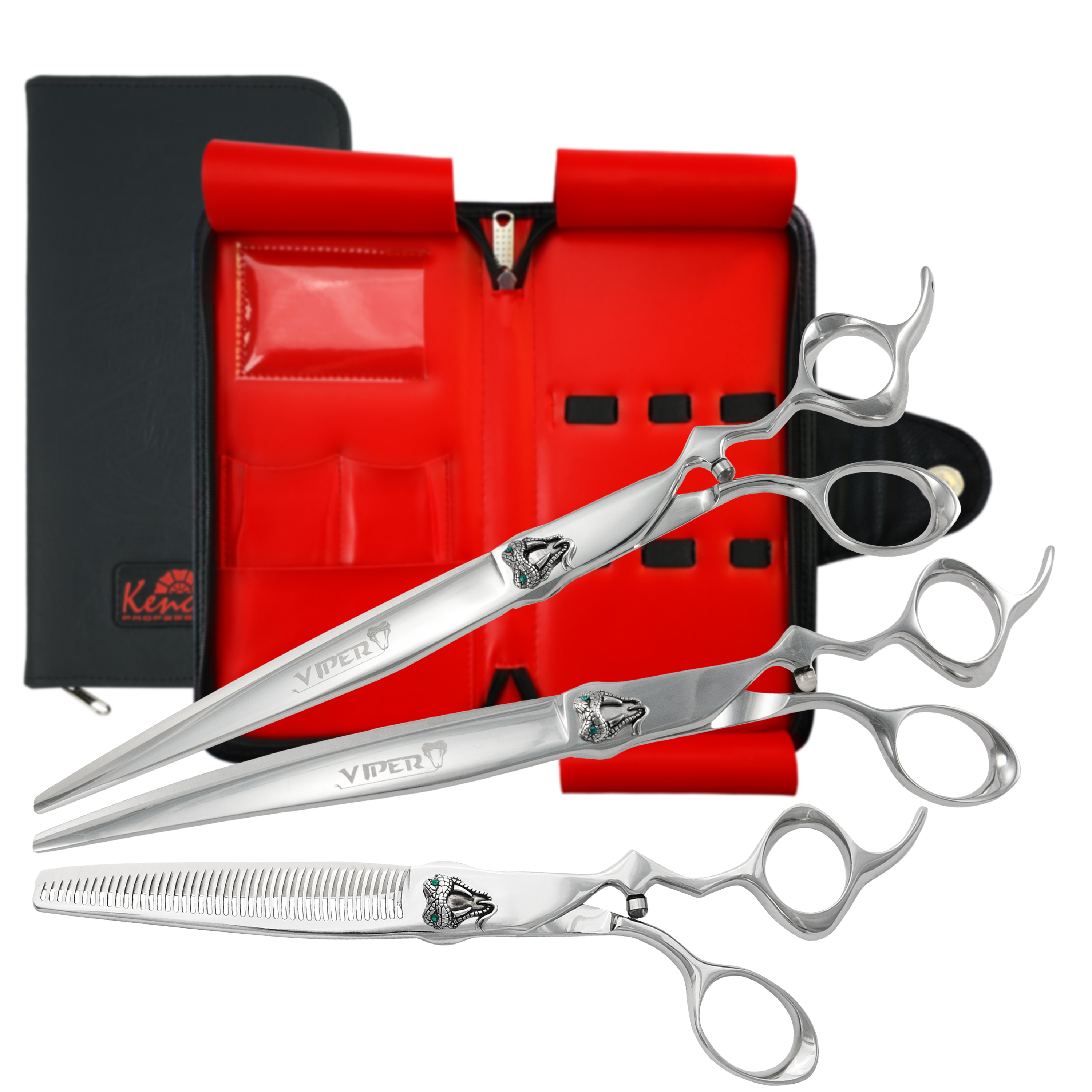 Viper | 3-Piece Shears Set - Kenchii Grooming