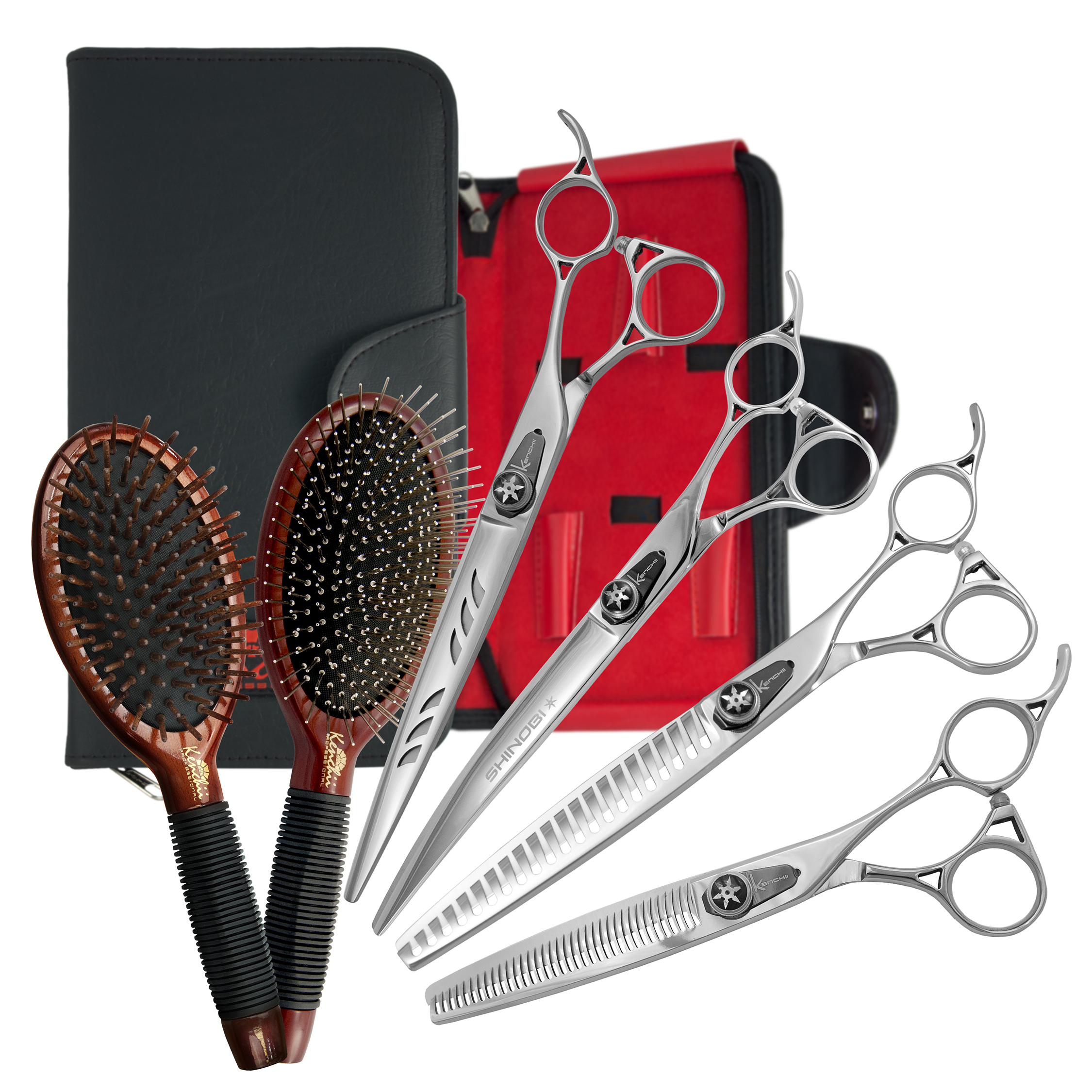 Shinobi 8" | 4-Piece Poodle & Bichon Grooming Shears Set