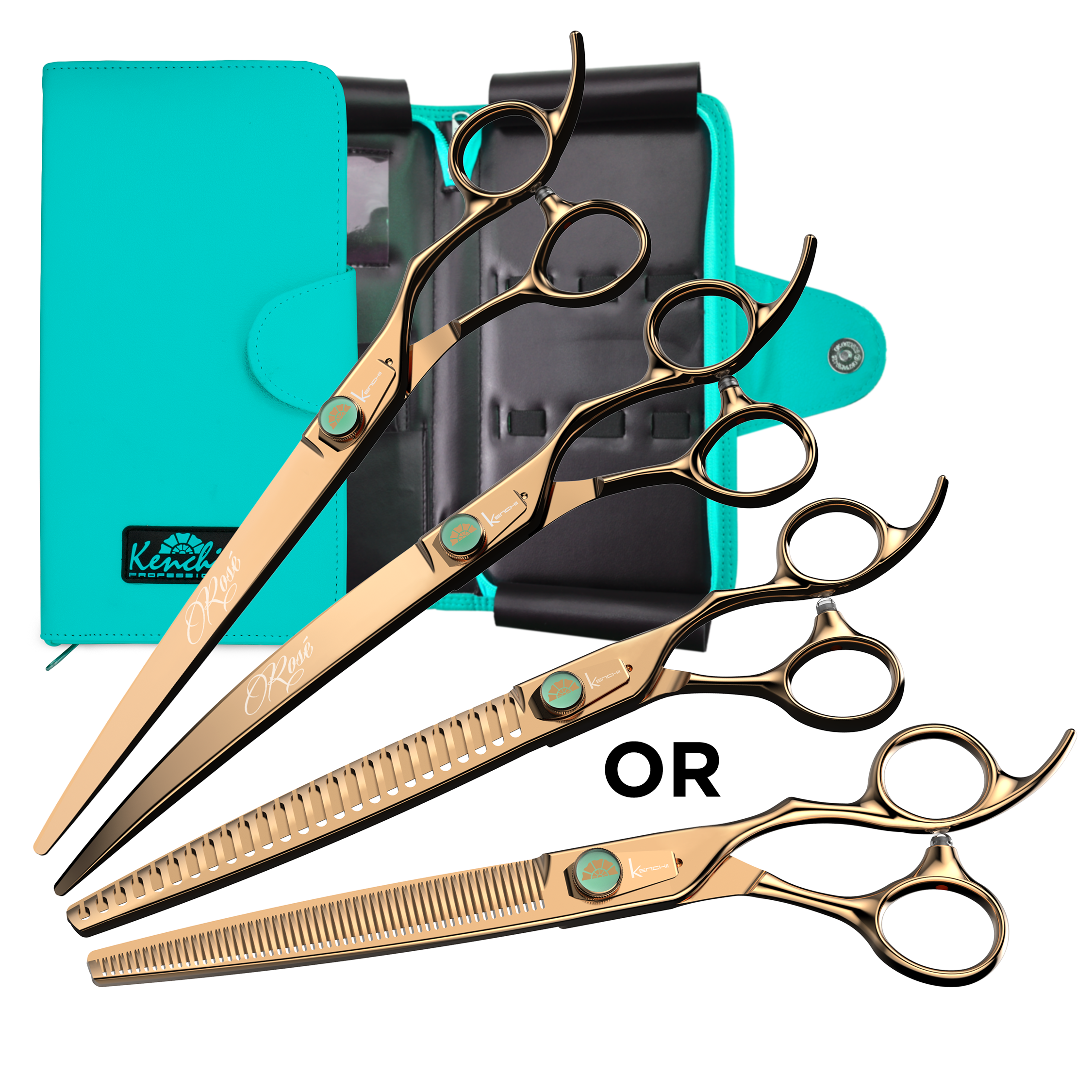Kenchii Rosé™ | 3-Piece Set - 8.0" - with Case