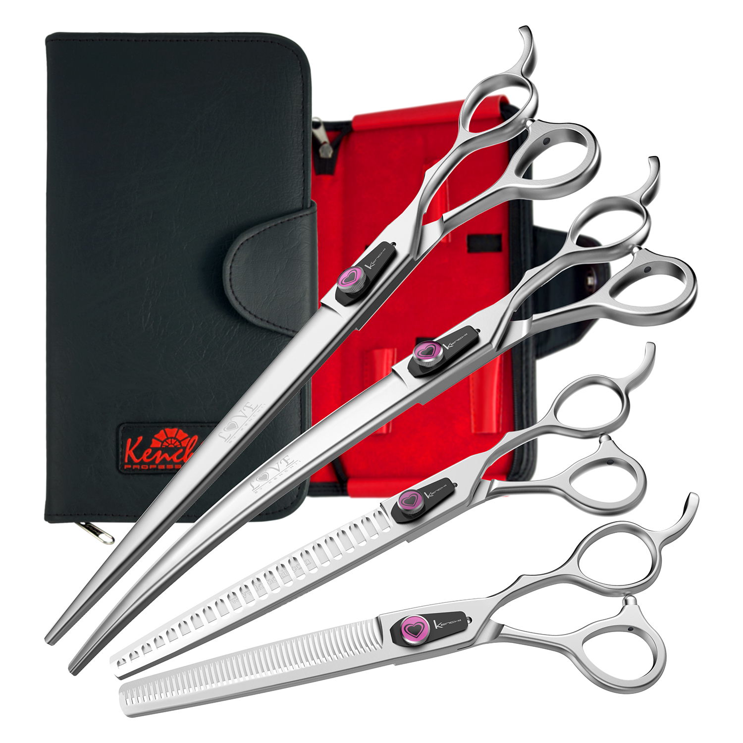 Kenchii Love™ | 4 Piece Set - 9.0" - with Case