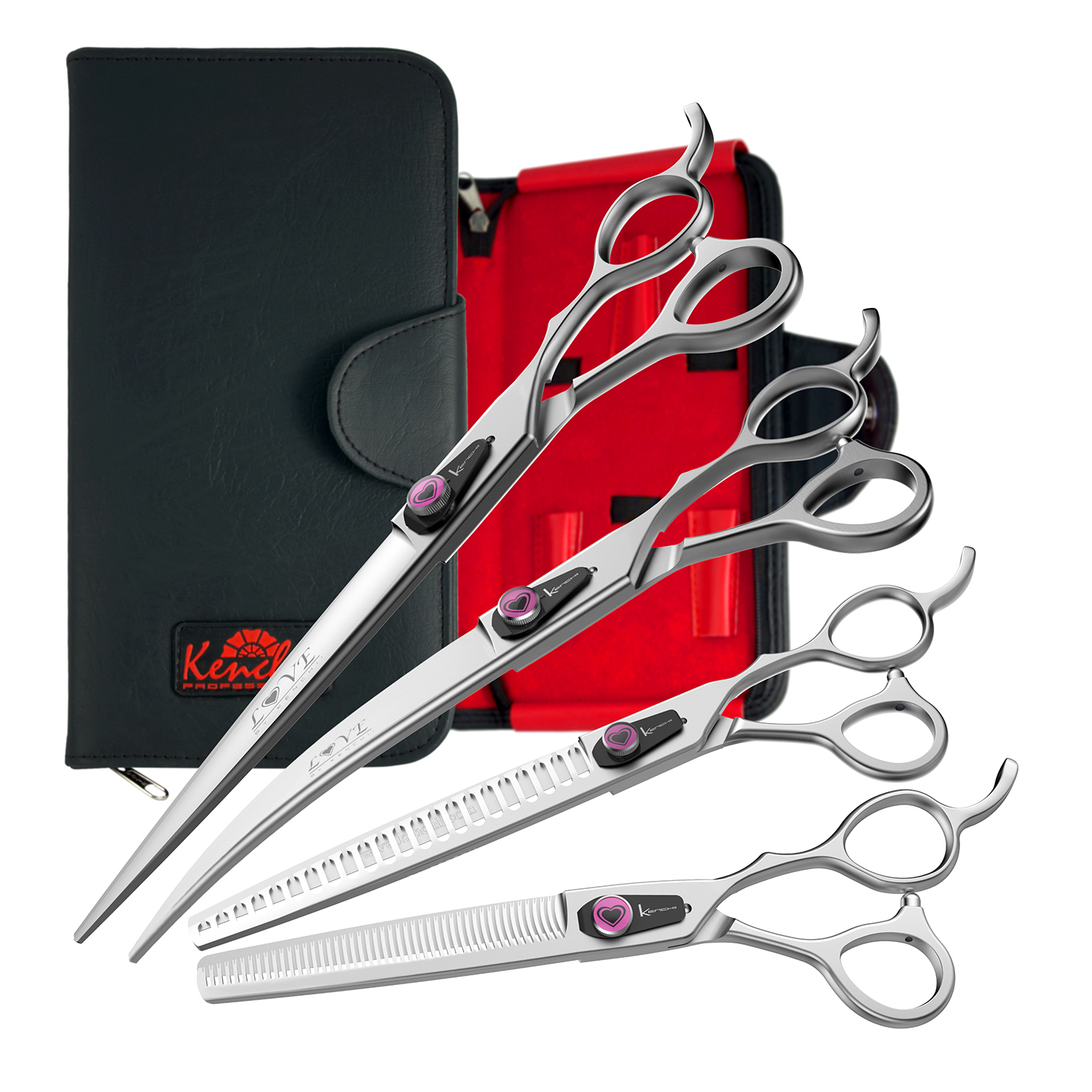 Kenchii Love™ | 4 Piece Set - 8.0" - with Case