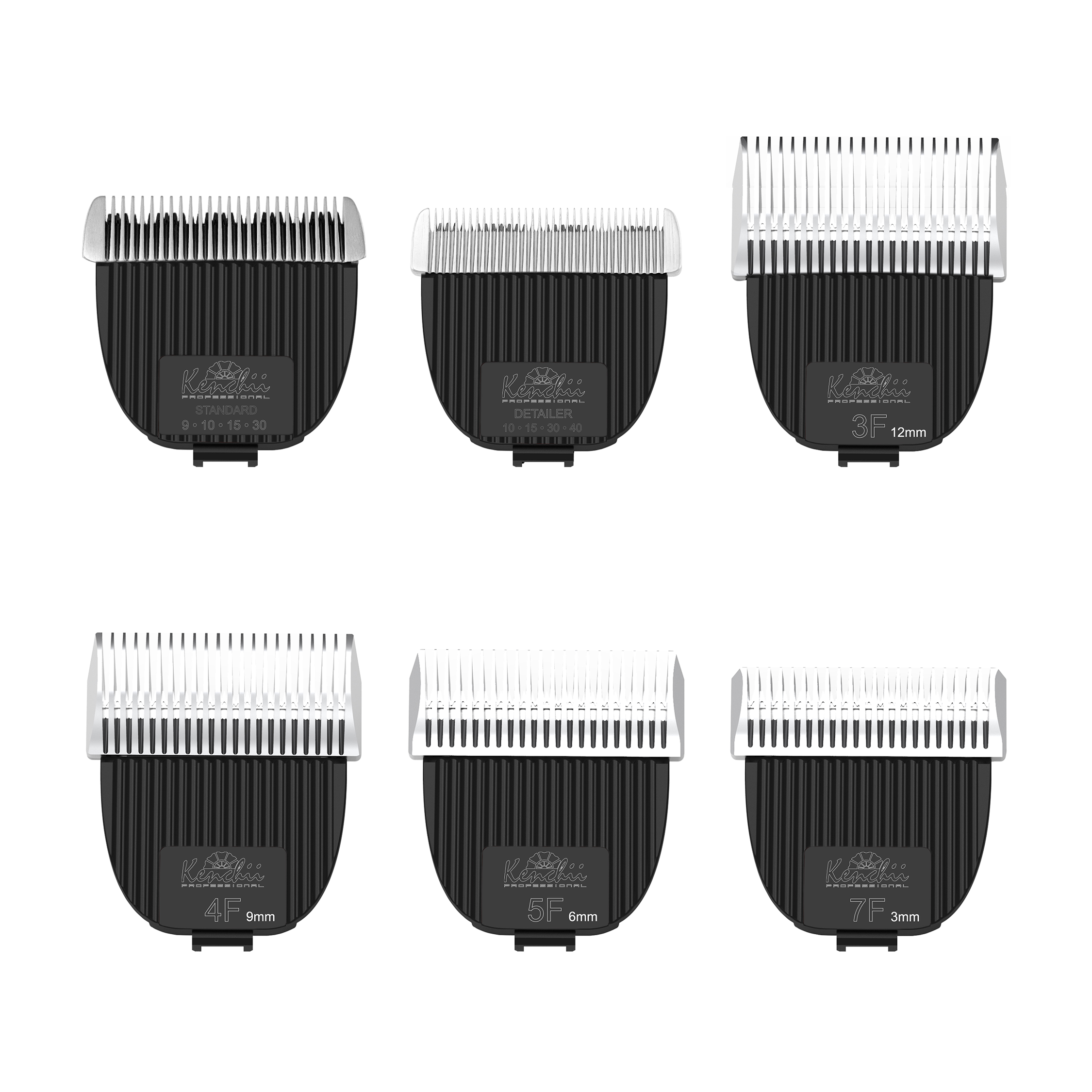 【Quicken】CF 1枚 FaB Flash™ | 6-piece Clipper Blade Set | 3F,4F, 5F, 7F, Standard, and