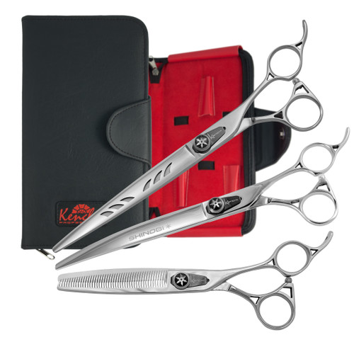 Shinobi | 3-Piece Shears Set - Kenchii Grooming