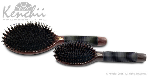 Boar and Nylon Bristle Brush Pet Grooming Kit - Kenchii Grooming