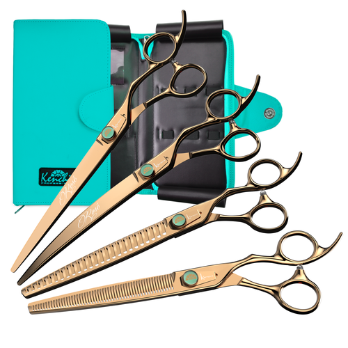 Rosé | 4-Piece Shears Set - Kenchii Grooming