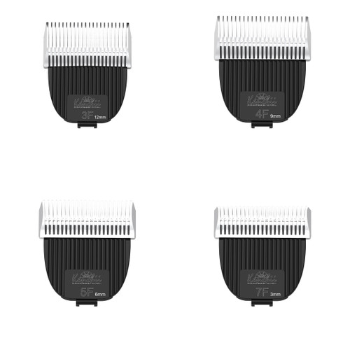 Flash™ | 4-piece Clipper Blade Set | 3F, 4F, 5F, 7F - Kenchii Grooming