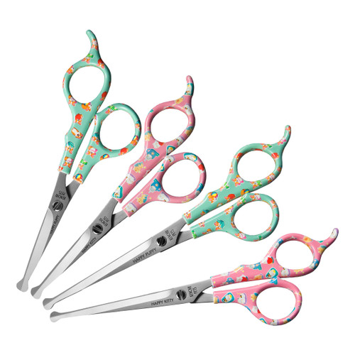 Happy Puppy & Happy Kitty Balltip Shears - Kenchii Grooming