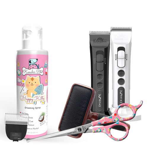 Happy Kitty™ - Home Grooming Kit w/Flash™ Clipper | 4F Blade