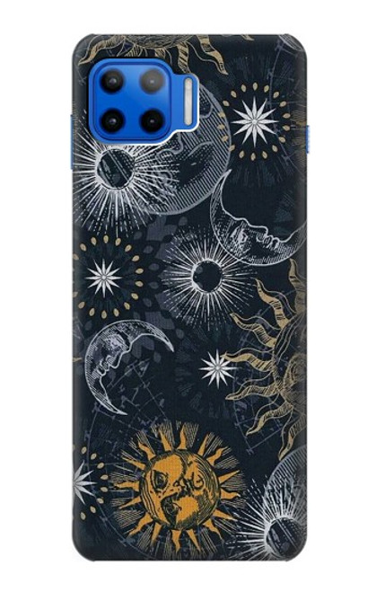 S3702 Moon and Sun Case For Motorola Moto G 5G Plus