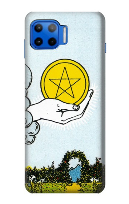 S3722 Tarot Card Ace of Pentacles Coins Case For Motorola Moto G 5G Plus