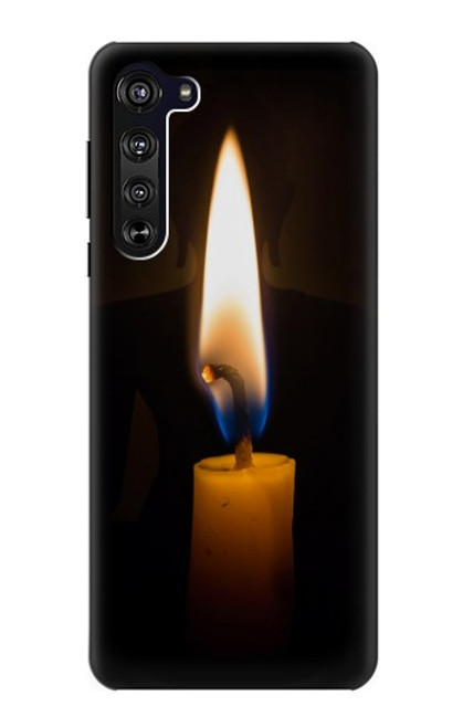 S3530 Buddha Candle Burning Case For Motorola Edge