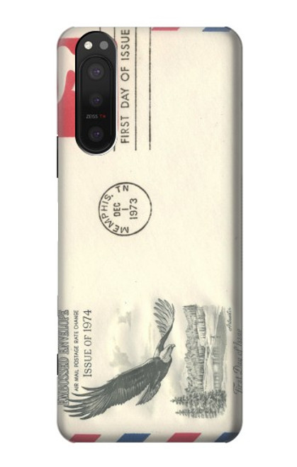 S3551 Vintage Airmail Envelope Art Case For Sony Xperia 5 II
