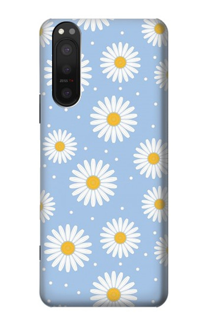 S3681 Daisy Flowers Pattern Case For Sony Xperia 5 II