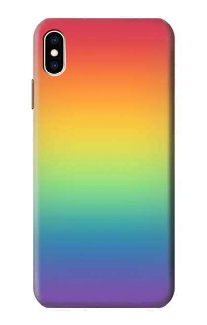 S3698 LGBT Gradient Pride Flag Case For iPhone XS Max