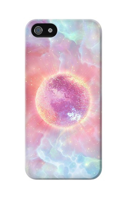 S3709 Pink Galaxy Case For iPhone 5 5S SE