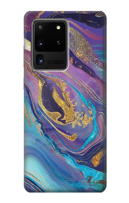 S3676 Colorful Abstract Marble Stone Case For Samsung Galaxy S20 Ultra