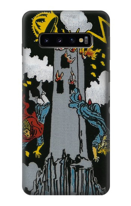 S3745 Tarot Card The Tower Case For Samsung Galaxy S10