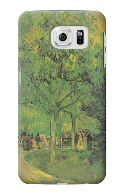 S3748 Van Gogh A Lane in a Public Garden Case For Samsung Galaxy S7 Edge