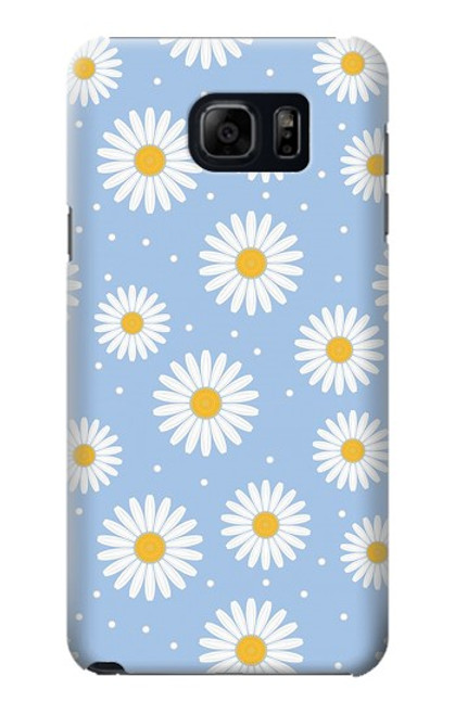 S3681 Daisy Flowers Pattern Case For Samsung Galaxy S6 Edge Plus