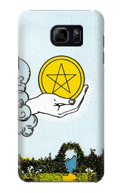 S3722 Tarot Card Ace of Pentacles Coins Case For Samsung Galaxy S6 Edge Plus