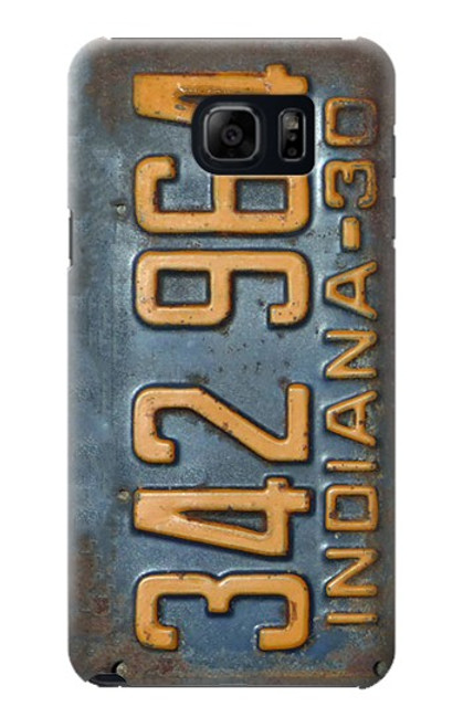 S3750 Vintage Vehicle Registration Plate Case For Samsung Galaxy S6 Edge Plus