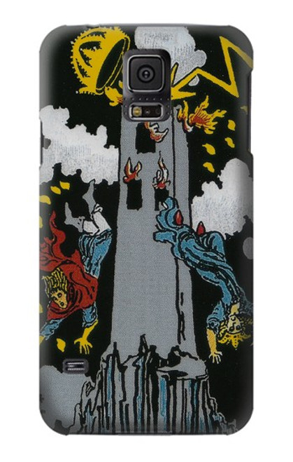 S3745 Tarot Card The Tower Case For Samsung Galaxy S5