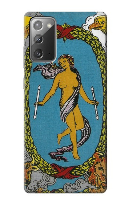 S3746 Tarot Card The World Case For Samsung Galaxy Note 20