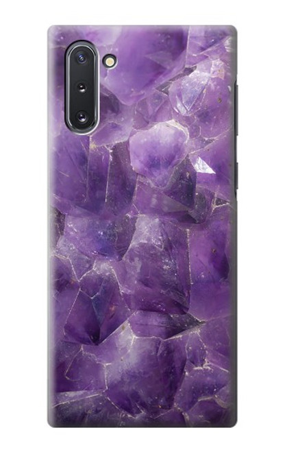 S3713 Purple Quartz Amethyst Graphic Printed Case For Samsung Galaxy Note 10